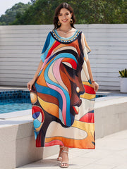 Golden Afro Muse Kaftan