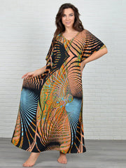 Geometric Print Kaftan