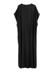 Black Regal Gold Kaftan