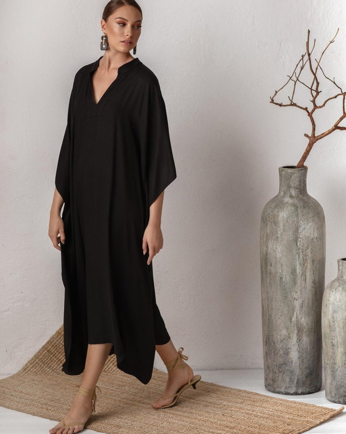 Modern Classic Solid Kaftan