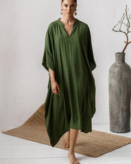 Modern Classic Solid Kaftan