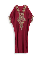 Marsala Majestic Bloom Kaftan