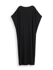 Black Bloom Kaftan