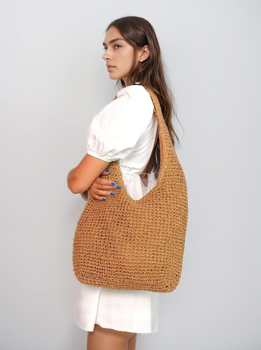 Classic Raffia Tote