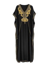 Black Regal Gold Kaftan