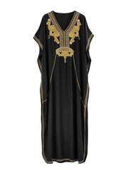 Black Regal Gold Kaftan