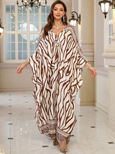 Zebra Brown Kaftan
