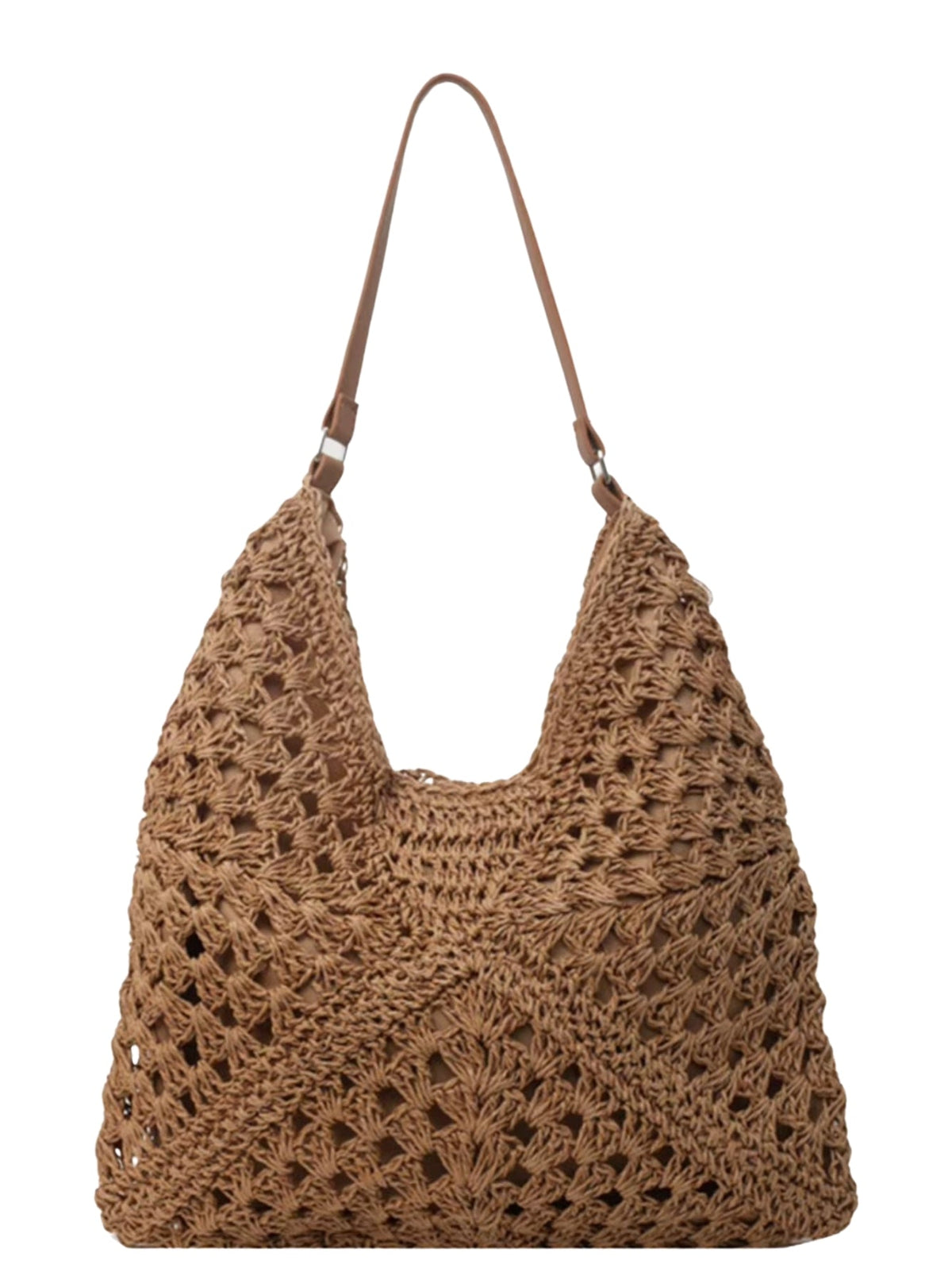 Handwoven Raffia Shoulder Bag