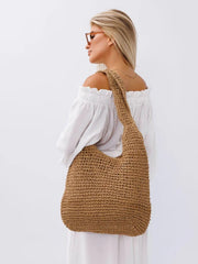 Classic Raffia Tote
