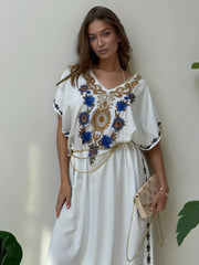 White Bloom Kaftan