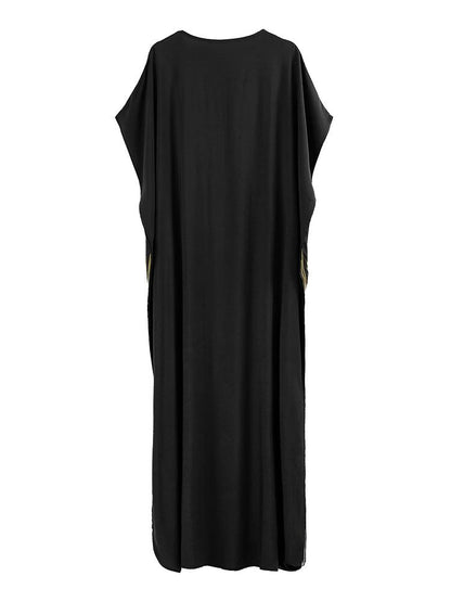 Black Regal Gold Kaftan