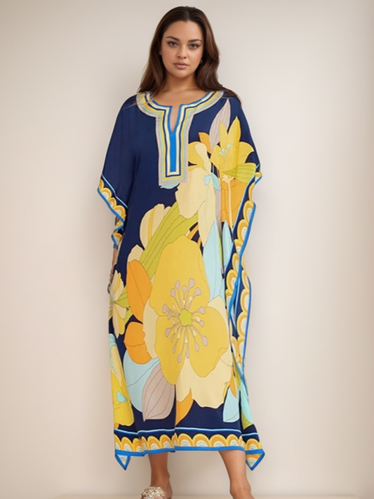 Yellow Botanica Kaftan