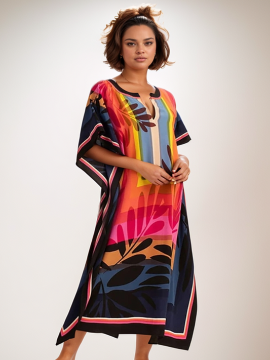 Noir Jungle Kaftan