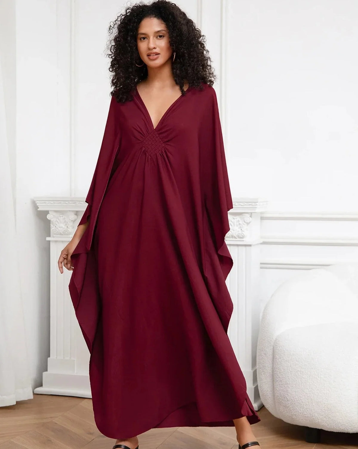 Classic Essential Solid Kaftan