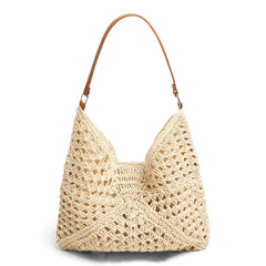 Handwoven Raffia Shoulder Bag