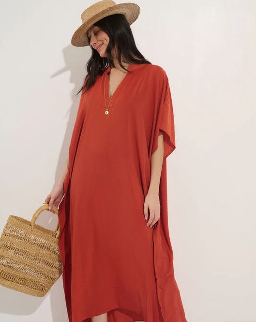 Modern Classic Solid Kaftan