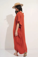 Modern Classic Solid Kaftan